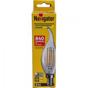 Лампа Navigator NLL-F-FC35-7-230-4K-E14 80537