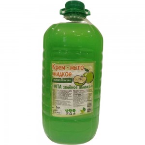 Жидкое крем-мыло Neoline «VITA зелёное яблоко», 5 кг 143020