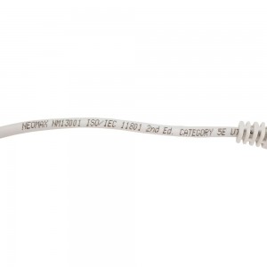 Коммутационный шнур Neomax UTP 0.3м, гибкий, cat.5е, серый, многожильный NM13001-003