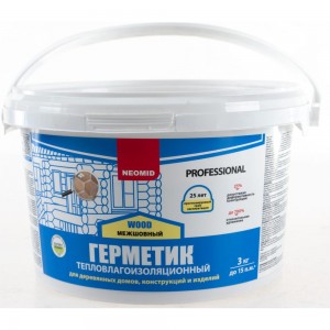 Строительный герметик Neomid Professional 3 кг, сосна Н -ГермPROF-3/сосна
