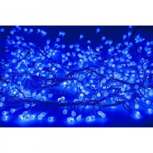 Гирлянда Neon-Night Мишура 3м, прозрачный ПВХ, 288LED синие 303-603