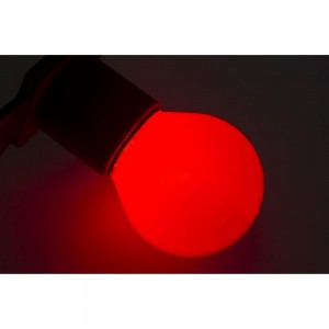 Лампа накаливания Neon-Night e27 10 Вт красная колба для гирлянды Belt-Light 401-112