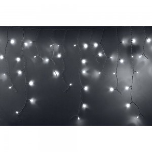 Гирлянда Neon-Night АЙСИКЛ бахрома, 4.8х0.6м, белый ПВХ, 152 LED БЕЛЫЕ 255-137-6