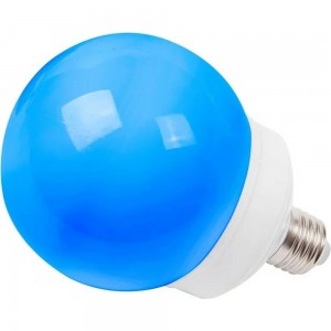 Светодиодная лампа-шар для украшения NEON-NIGHT диаметр 100 мм, цоколь e27, 12 LED, 2 Вт, синяя 405-133