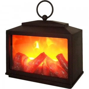 Светодиодный камин-светильник NEON-NIGHT Сканди с эффектом живого огня 18х9х16 см 511-033