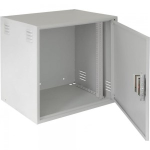 Настенный антивандальный шкаф 12U серый NETLAN EC-WS-126045-GY