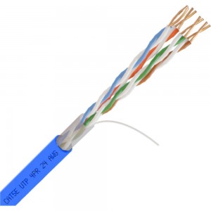 Омедненный кабель Netlink NL-CCA UTP 4PR 24 AWG CAT5е 305м внутренний, синий УТ-00000569