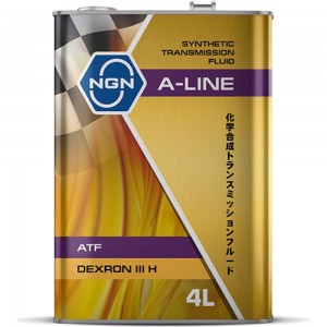 Трансмиссионное масло NGN A-LINE ATF DEXRON III H синтетическое, 4л V182575151