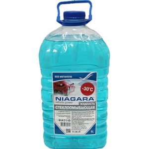Жидкость для омывания стекол NIAGARA незамерзайка до -30, без метанола, 5 л 1006009010