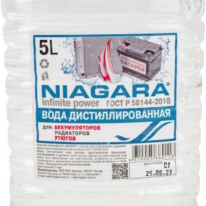 Вода дистиллированная Ниагара 5 л NIAGARA 1012000010