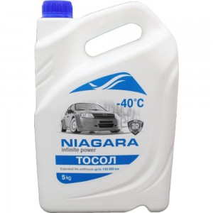Охлаждающая жидкость NIAGARA Тосол Ниагара А-40М 5 кг 1003000011