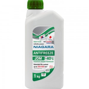 Охлаждающая жидкость антифриз NIAGARA Ниагара JDM-40 Green 1 кг 15001002058