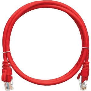 Коммутационный шнур NIKOMAX U/UTP 4 пары, красный, 3м NMC-PC4UD55B-030-RD