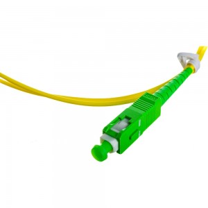 Соединительный волоконно-оптический шнур NIKOMAX желтый, 1м NMF-PC1S2C2-SCA-SCA-001