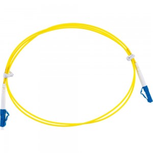 Соединительный волоконно-оптический шнур NIKOMAX желтый, 1м NMF-PC1S2C2-LCU-LCU-001