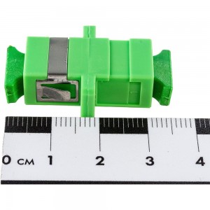Волоконно-оптический адаптер NIKOMAX соединительный, зеленый, уп-ка 2шт. NMF-OA1SM-SCA-SCA-2