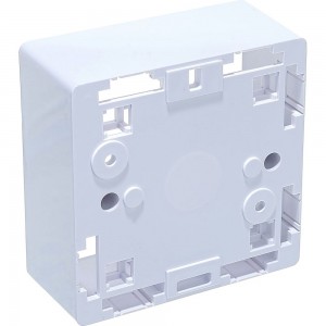 Настенная коробка под лицевые панели и розетки NIKOMAX, формата 86х86x38мм, белая NMC-BB86X86-WT