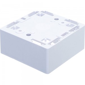 Настенная коробка под лицевые панели и розетки NIKOMAX, формата 86х86x38мм, белая NMC-BB86X86-WT