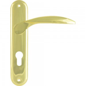 Дверная ручка на планке НОРА-М NEW 94-55 мм золото 16892