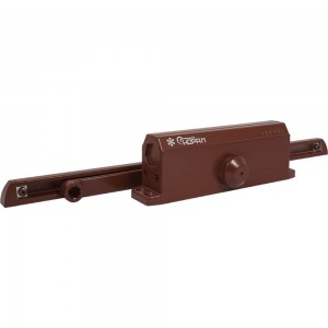 Дверной доводчик НОРА-М 4S Slider скользящая тяга, для дверей до 110 кг, коричневый 18771