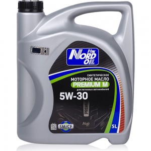 Моторное масло NORD OIL Premium М 5W-30, SM/CF, 5 л NRL073