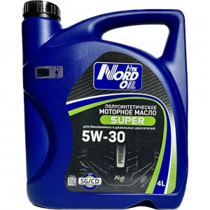 Моторное масло NORD OIL Super 5W-30 SG/CD 4л NRL088