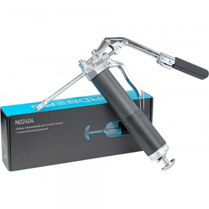 Плунжерный шприц для густой смазки, с телескопической ручкой NORDBERG 400мл NO2404