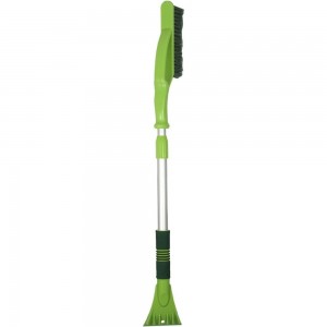 Щетка для снега Nova Bright Li-Sa cо скребком, телескопическая ручка, салатово-зеленая 84,5-112,5см LS203 39897