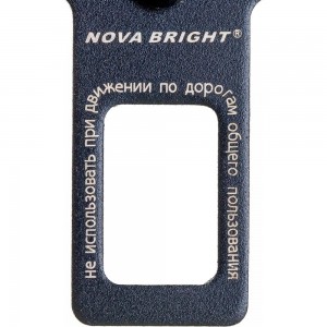 Заглушка замка ремня безопасности Nova Bright металлическая 46791