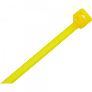 Хомут-стяжка NOVOCRAFT нейлоновая, 3x100 мм, желтая, уп. 100 шт. HCC13100Y100