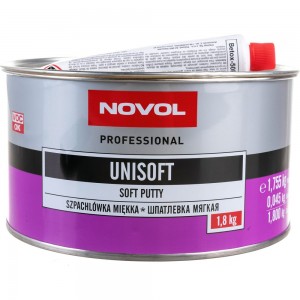 Шпатлевка Novol UNISOFT мягкая 1.8 кг X6119541