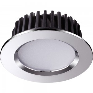 Встраиваемый светодиодный светильник NOVOTECH алюминий LED 10W DRUM 357601