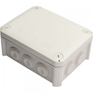 Распределительная коробка OBO Bettermann 150х116х67 мм, IP66, T100, 10х25 светло-серая 2007077