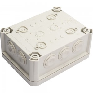 Распределительная коробка OBO Bettermann 150х116х67 мм, IP66, T100, 10х25 светло-серая 2007077
