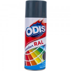 Краска-спрей ODIS standart RAL черно-серый 7021ral