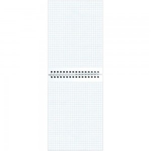 Блокнот ОФИСМАГ А5, 146x205 мм, 80 л, гребень, картон, жесткая подложка, клетка, синий 129867