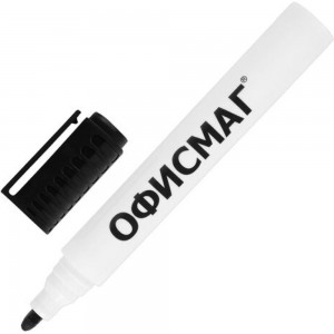 Стираемые маркеры для белой доски ОФИСМАГ набор 4 цвета, круглый наконечник, 3 мм 152222