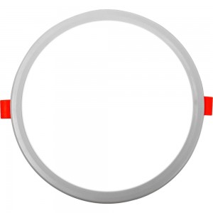 Светодиодная круглая встраиваемая панель OGM с регулировкой, 15Вт, 1200Лм, ДБ, 175х24мм. LP-08