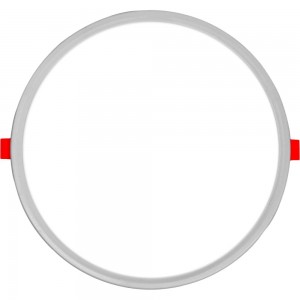 Светодиодная круглая встраиваемая панель OGM с регулировкой, 20Вт, 1500Лм, ДБ, 230х20мм. LP-11