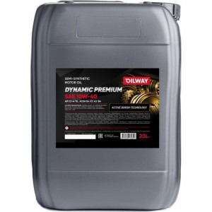 Моторное полусинтетическое масло OILWAY Dynamic Premium 10W-40 API CI-4/SL, 20 л 4670030170699