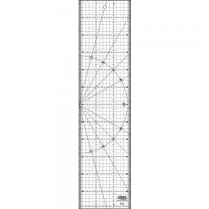 Разметочная метрическая линейка OLFA 150х600 мм OL-MQR-15x60