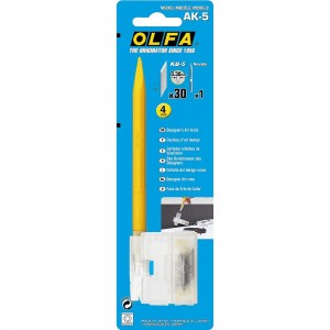 Перовой дизайнерский нож для точных работ OLFA Utility Models OL-AK-5