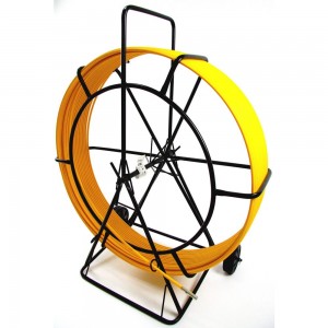 Протяжка для кабеля мини OlmiOn УЗК d=11 мм L=350 м на тележке, желтый СП-Т2-11/350