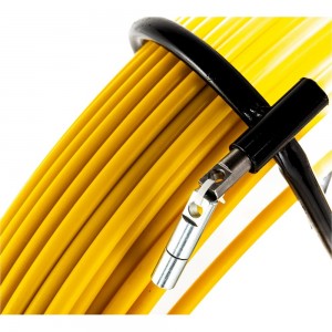 Протяжка для кабеля мини OlmiOn УЗК d=11 мм L=350 м на тележке, желтый СП-Т2-11/350