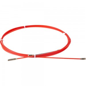 Протяжка для кабеля мини OlmiOn УЗК d=3,5 мм L=5 м в бухте, красный СП-Б-3,5/5