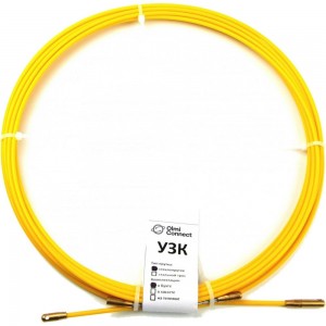 Протяжка для кабеля мини OlmiOn УЗК d=4,5 мм L=50 м в бухте, желтый СП-Б-4,5/50