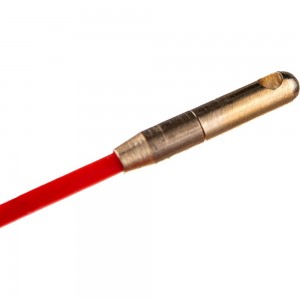 Протяжка для кабеля мини OlmiOn УЗК d=3,5 мм L=30 м в бухте, красный СП-Б-3,5/30
