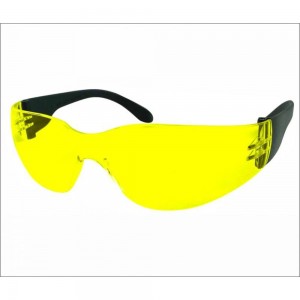 Защитные открытые очки ON Классик, желтые, с черной дужкой, 23-01-011