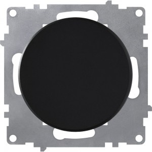 Выключатель OneKeyElectro одинарный с самовозвратом, цвет черный (серия Florence) 7700251