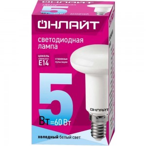 Лампа ОНЛАЙТ OLL-R50-5-230-4K-E14 71652